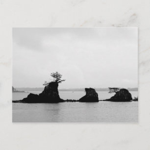 Triple Rock String von Siletz Bay Postcard Postkarte