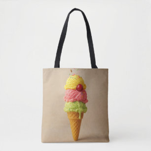 Triple Scoop Delight - Crème de glace Sac fourre-t