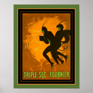 Triple-Sec Fournier der 1930er Jahre Poster