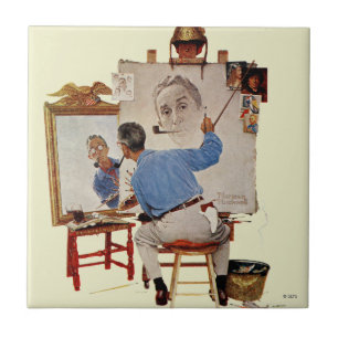 Triple Self-Portrait Fliese