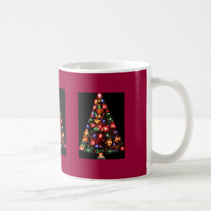 Triple Sparkly Christmas Tree Mug