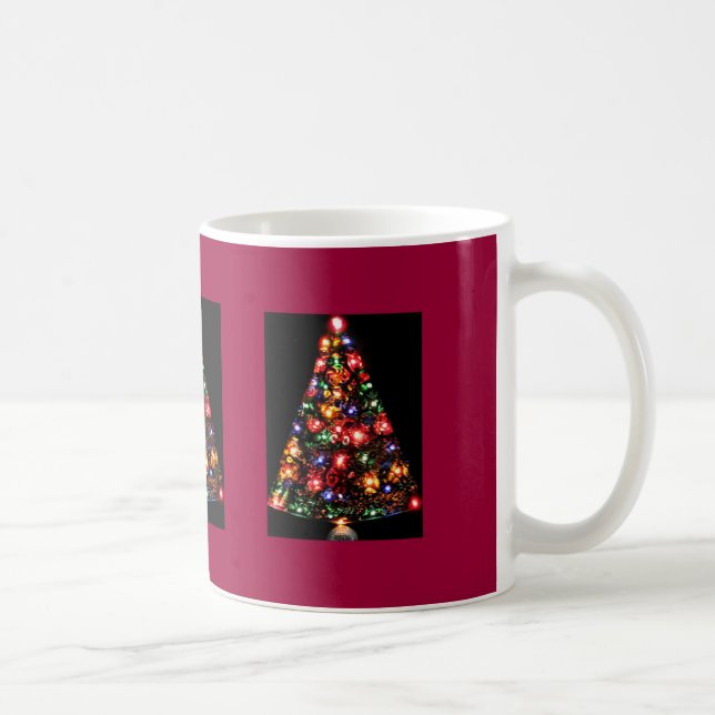 Triple Sparkly Christmas Tree Mug (Droite)