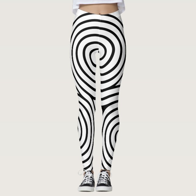 Triple Spiral Celtic Leggings (Vorderseite)