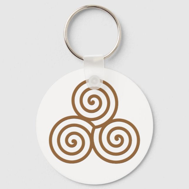 Triple Spiral Schlüsselanhänger (Vorderseite)