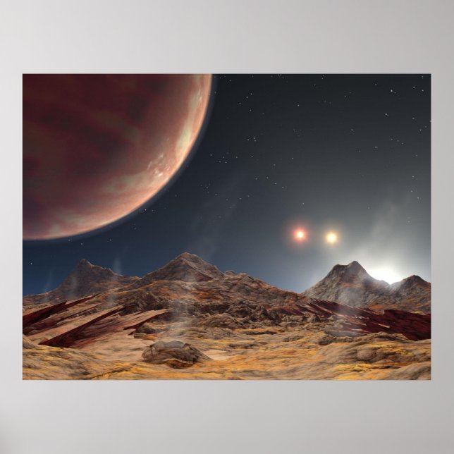 Triple Sunset Poster (Vorne)