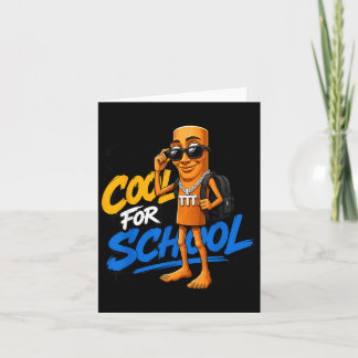 Triple T Tung Sahur Zurück zur Schule Meme Kinder Karte