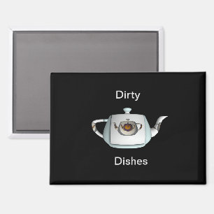Triple Teapots Dirty Geschirr Geschirrspülmaschine Magnet
