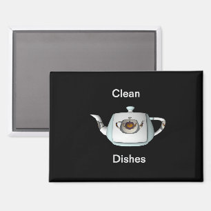 Triple Teapots Saubere Geschirr Geschirrspülmaschi Magnet