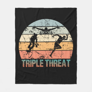 Triple Threat - Triathlet Fleecedecke