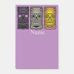 Triple Tiki Skulpturen Thunder_Cove Post-it Klebezettel