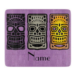 Triple Tiki Skulpturen Thunder_Cove Schneidebrett