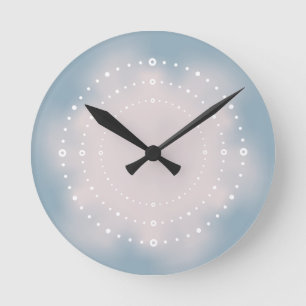 Triple Time Marks Runde Wanduhr