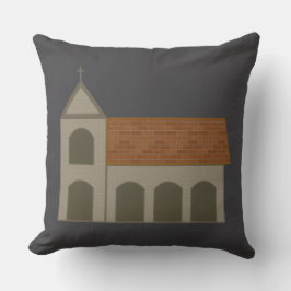 Triple Tree Saxon Church Cushion Kissen