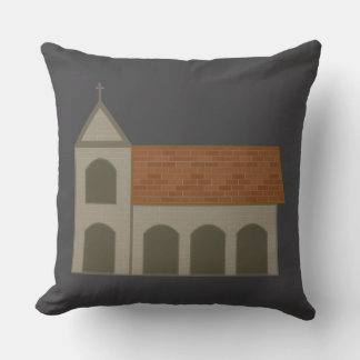 Triple Tree Saxon Church Cushion Kissen