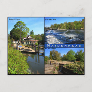 Triple View Postkarte von Maidenhead
