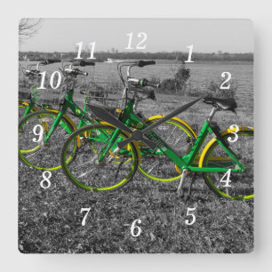 Triplés de vélos Sélectionner une horloge murale c
