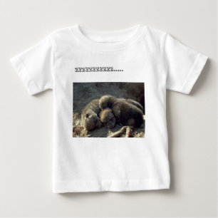 Triplet wolf-Nachkommen Baby T-shirt