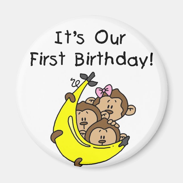 Triplets 1 - Zwei Jungs, ein Mädchen Magnet (Vorne)