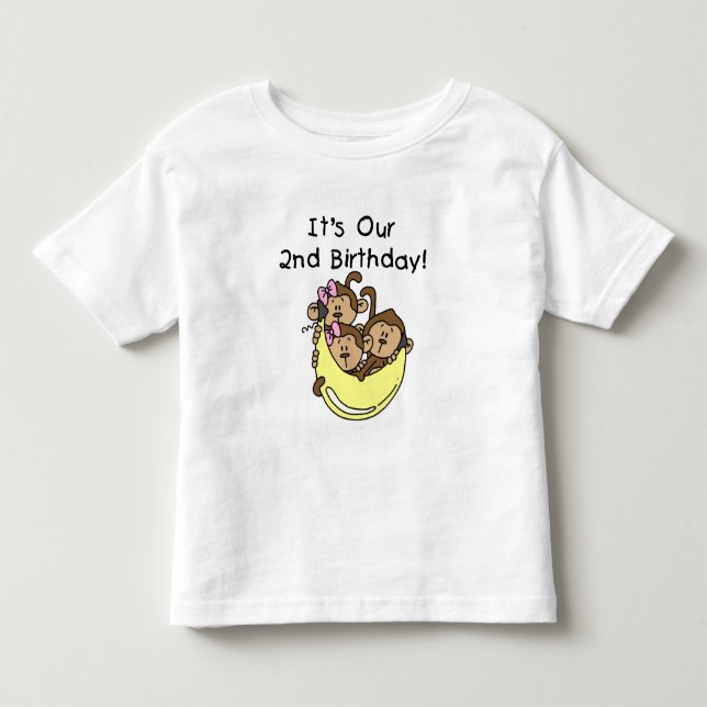 Triplets 2 - Zwei Mädchen und ein Junge Kleinkind T-shirt (Vorderseite)