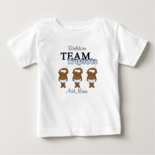 Triplets Baby T-shirt
