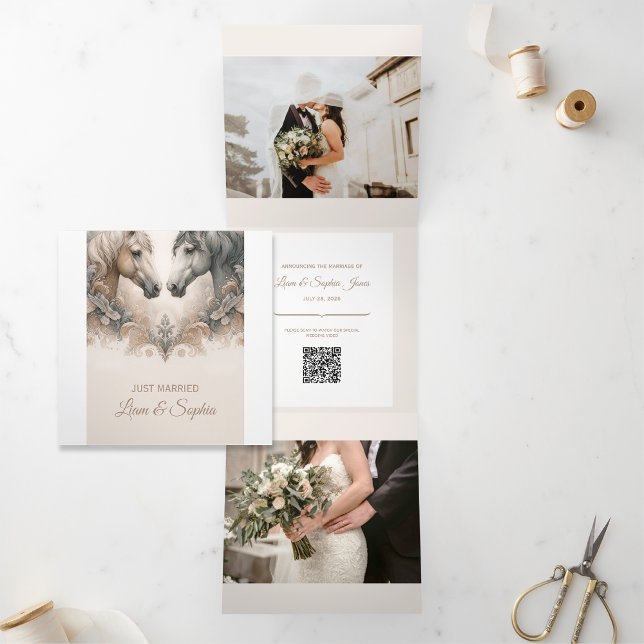 Tripli spécial Ajouter un Faire-part Mariage photo (Créateur téléchargé)