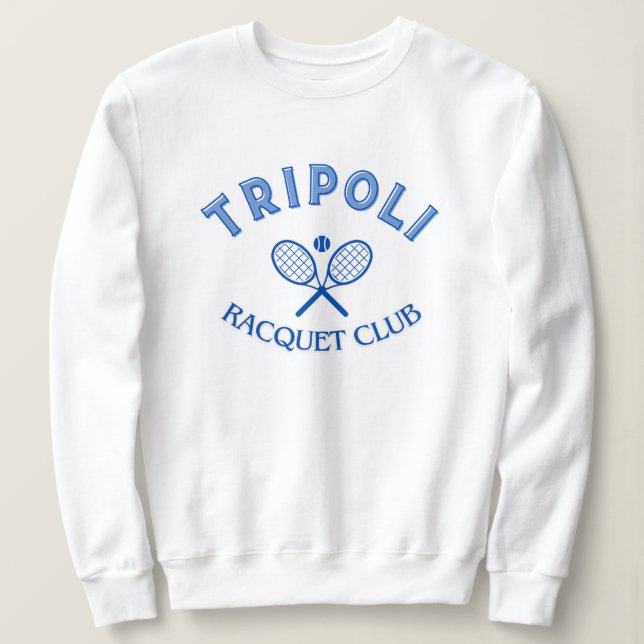 Tripoli Greece Racquet Club Sweatshirt (Design vorne)