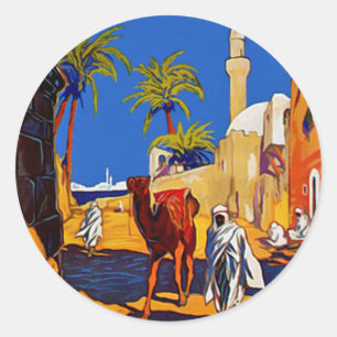 Tripoli - Libia (Libyen) Runder Aufkleber