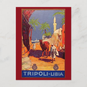 Tripoli, Libyen, Afrika Reise Vintage Postkarte