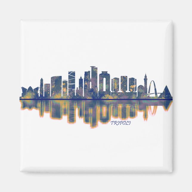 Tripoli Skyline Magnet (Vorne)