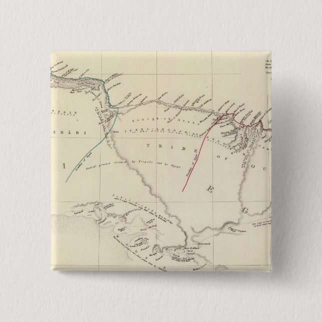 Tripolis, Ägypten Button (Vorderseite)