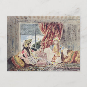 Tripolis, ein Harem Postkarte