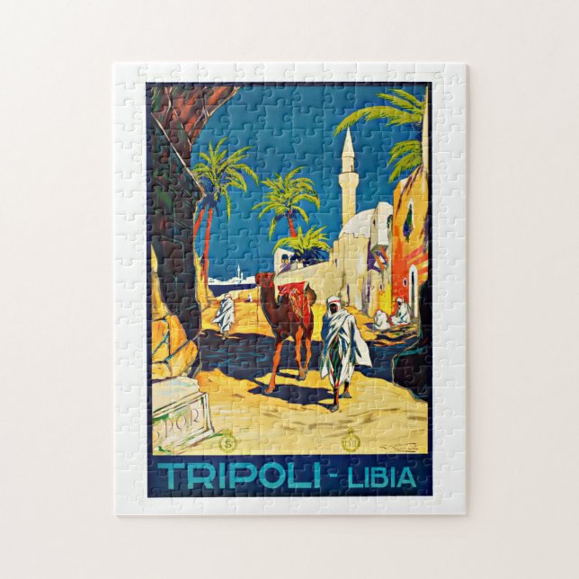 Tripolis Libia Libyen Afrika Jahrgang Reisen (Vertikal)