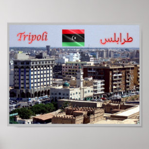 Tripolis - Libyen - Panorama - Poster