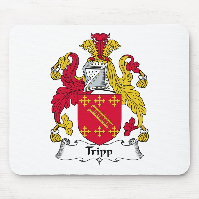 Tripp Familienwappen Mousepad (Vorne)