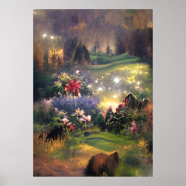 Tripping Balls Art - Fairy Lands Poster (Vorne)