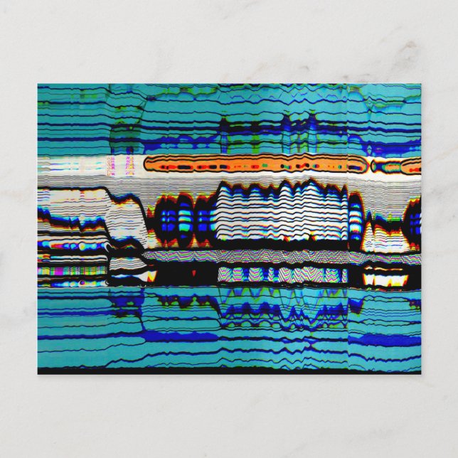 Trippy Art Postkarte (Vorderseite)