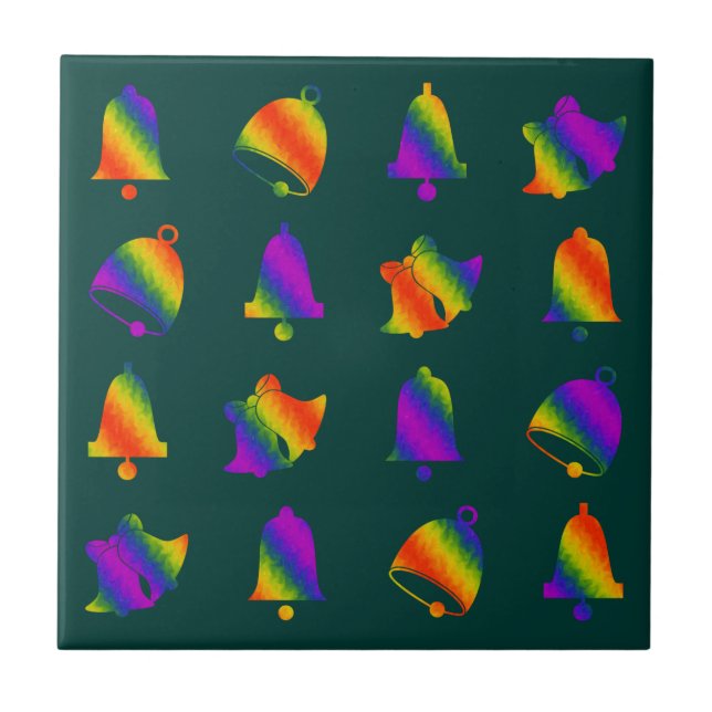 Trippy Bells Fliese (Vorderseite)