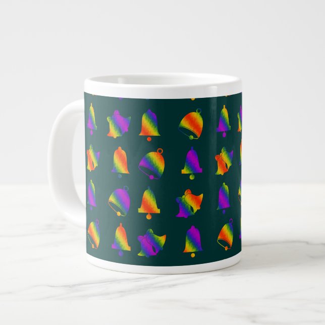 Trippy Bells Jumbo-Tasse (Vorderseite Links)