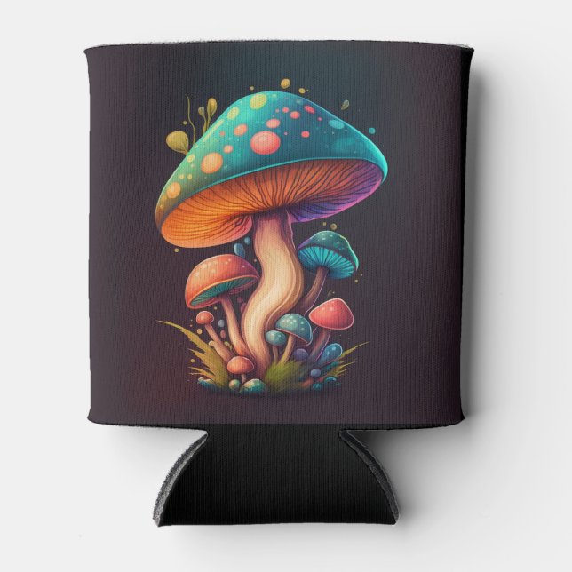 Trippy Blue Amanita Muscaria Dosenkühler (Vorderseite)