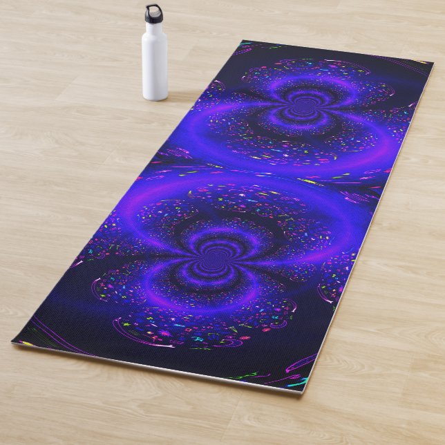 Trippy Blue Golden Dolphin Yoga Mat Yogamatte (Beispiel)