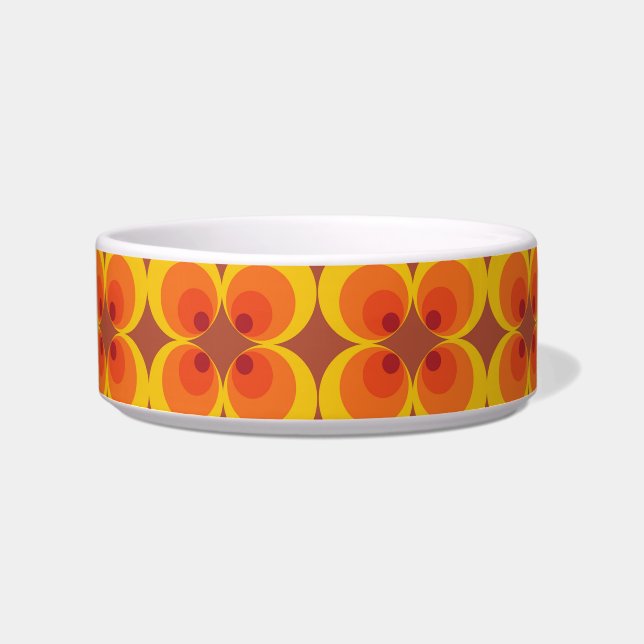 Trippy Blumen  Napf (Vorderseite)