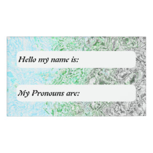 Trippy Boho Groovy Grungy Autoromantic Prilag Namenschild