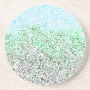 Trippy Boho Groovy Grungy Autoromantische Pride-Fl Getränkeuntersetzer