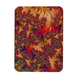 Trippy-Bright-Dazzing-Verzweigung Abstraktes Frakt Magnet