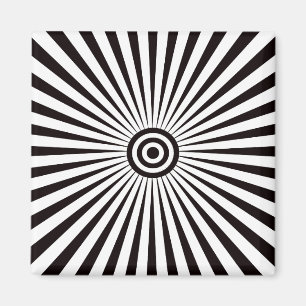 Trippy Bullseye Magnet