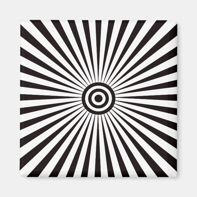 Trippy Bullseye Magnet (Vorne)