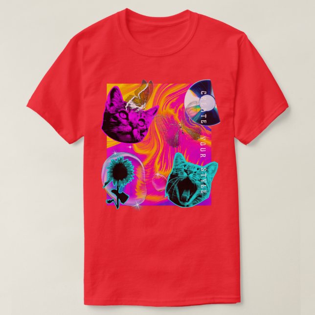 Trippy Cat Ugly Shirt Collection TShirt (Design vorne)