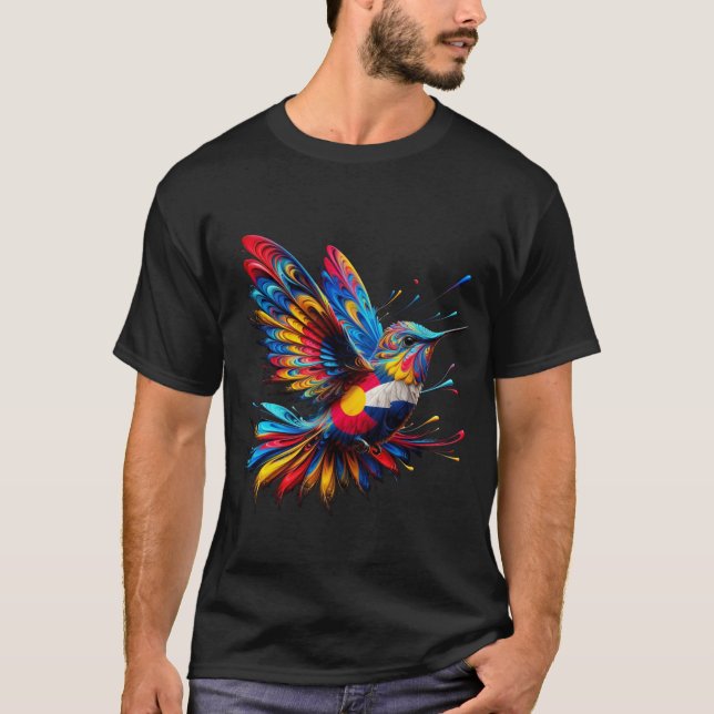 trippy COLORADO colibri T-Shirt (Vorderseite)