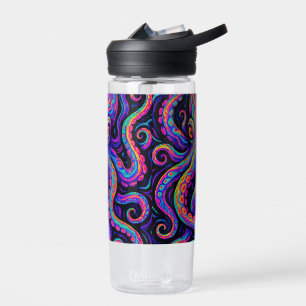 Trippy Colorful Octopus Trinkflasche
