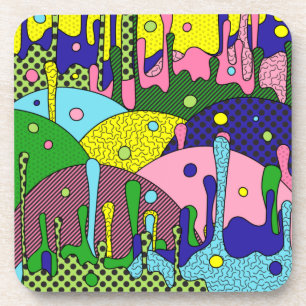 Trippy-Disk Getränkeuntersetzer